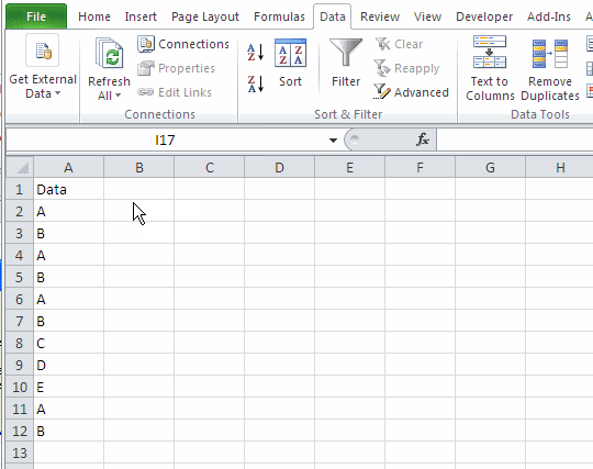5 ways to get unique values in excel excel how to