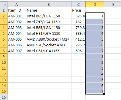 Quickly Insert Blank Rows Between Existing Rows 3